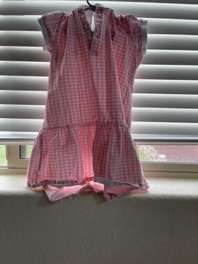 POLO Ralph Lauren Pink Gingham dress little girl 8year